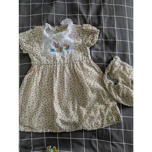 Boden floral bunny dress set